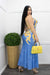 Blue Open Back Maxi Dress-Maxi Dress-Moda Fina Boutique