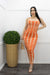 Bodycon Sleeveless Maxi Dress Orange-Maxi Dress-Moda Fina Boutique