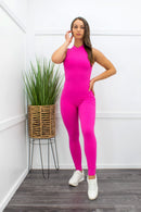 Bodycon Sleeveless Skinny Jumpsuit-Jumpsuit-Moda Fina Boutique