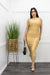 Bodycon Slip On Open Back Midi Dress-Midi Dress-Moda Fina Boutique