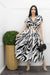Chiffon Sleeveless Belted Maxi Dress Black-Maxi Dress-Moda Fina Boutique
