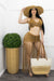 Crochet Crop Top Maxi Skirt Set-swimwear-Moda Fina Boutique