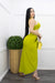 Crop Top Slit Maxi Skirt Set-Set-Moda Fina Boutique