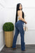 Embellished W Pearl Fashion Denim Pants-Bottom-Moda Fina Boutique