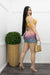 Embellished W Rhinestones Mesh Mini Dress-Mini Dress-Moda Fina Boutique