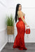 Embellished W Rhinestones Velvet L S Maxi Dress-Maxi Dress-Moda Fina Boutique