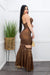 Gold Braided Cut Out Maxi Dress-Maxi Dress-Moda Fina Boutique