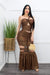 Gold Braided Cut Out Maxi Dress-Maxi Dress-Moda Fina Boutique