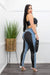 High Waist Mash Denim Pants-Bottom-Moda Fina Boutique