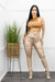 Leather Diamond Hearts Pants Gold-Bottom-Moda Fina Boutique