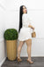 Linen White Belted Mini Dress-Mini Dress-Moda Fina Boutique
