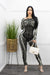 Long Sleeve Bodycon Skinny Jumpsuit-Jumpsuit-Moda Fina Boutique