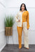 Long Sleeve Shirt Top Pant Set-Set-Moda Fina Boutique