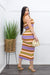 Multi Stripe Knit Midi Dress-Midi Dress-Moda Fina Boutique