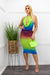 Neon Bodycon Open Side Midi Dress-Midi Dress-Moda Fina Boutique