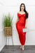 Off Shoulder Ruched Red Maxi Dress-Maxi Dress-Moda Fina Boutique