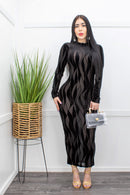 Open Back LS Black Maxi Dress-Maxi Dress-Moda Fina Boutique
