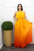 Orange Halter Belted Maxi Dress-Maxi Dress-Moda Fina Boutique