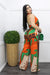 Orange Tie Front Sleeveless Jumpsuit-Jumpsuit-Moda Fina Boutique