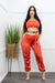 Satin Crop Top Cargo Pant Set-Set-Moda Fina Boutique