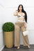 Satin Crop Top With Stylish Pant Set Nude-Set-Moda Fina Boutique