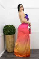 Satin Open Back Front Slit Maxi Dress-Maxi Dress-Moda Fina Boutique