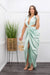 Satin Side Cut Slit Sleeveless Maxi Dress-Maxi Dress-Moda Fina Boutique