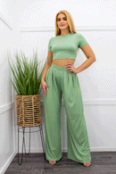 Short Sleeve Top Pant Set-Set-Moda Fina Boutique