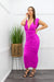 Sleeveless Ruched Maxi Dress-Maxi Dress-Moda Fina Boutique