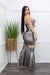 Sliver Braided Cut Out Maxi Dress-Maxi Dress-Moda Fina Boutique