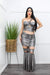 Sliver Braided Cut Out Maxi Dress-Maxi Dress-Moda Fina Boutique