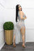 Sliver Split Metallic Maxi Dress-Maxi Dress-Moda Fina Boutique