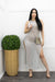 Sliver Split Metallic Maxi Dress-Maxi Dress-Moda Fina Boutique