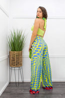 Tie Back Crop Top Pant Set-Set-Moda Fina Boutique