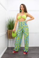 Tie Back Crop Top Pant Set-Set-Moda Fina Boutique