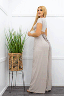Tie Back Short Sleeve Top Pant Set-Set-Moda Fina Boutique