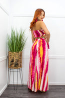 Tie Front Crop Top Wide Leg Pant Set-Set-Moda Fina Boutique
