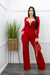 Velvet Long Sleeve Belted Jumpsuit-Jumpsuit-Moda Fina Boutique