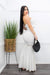 White Braided Cut Out Maxi Dress-Maxi Dress-Moda Fina Boutique