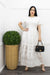 White Lace Trimmed Maxi Dress-Maxi Dress-Moda Fina Boutique
