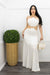 White Linen Tie Back Maxi Dress-Maxi Dress-Moda Fina Boutique