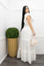 White Ruffled Layer Maxi Dress-Maxi Dress-Moda Fina Boutique
