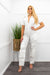 White Short Sleeve Cargo Jumpsuit-Jumpsuit-Moda Fina Boutique
