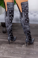 Bad Girl Black Boots-Shoes-Moda Fina Boutique