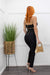 Black Bandage Sleeveless Jumpsuit-Jumpsuit-Moda Fina Boutique