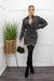 Black Denim Long Sleeve Mini Dress-Mini Dress-Moda Fina Boutique