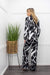Black & White Blazer Pant Set-Set-Moda Fina Boutique