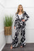 Black & White Blazer Pant Set-Set-Moda Fina Boutique