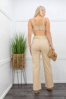 Crop Top High Waist Pant Set-Set-Moda Fina Boutique