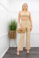 Crop Top High Waist Pant Set-Set-Moda Fina Boutique